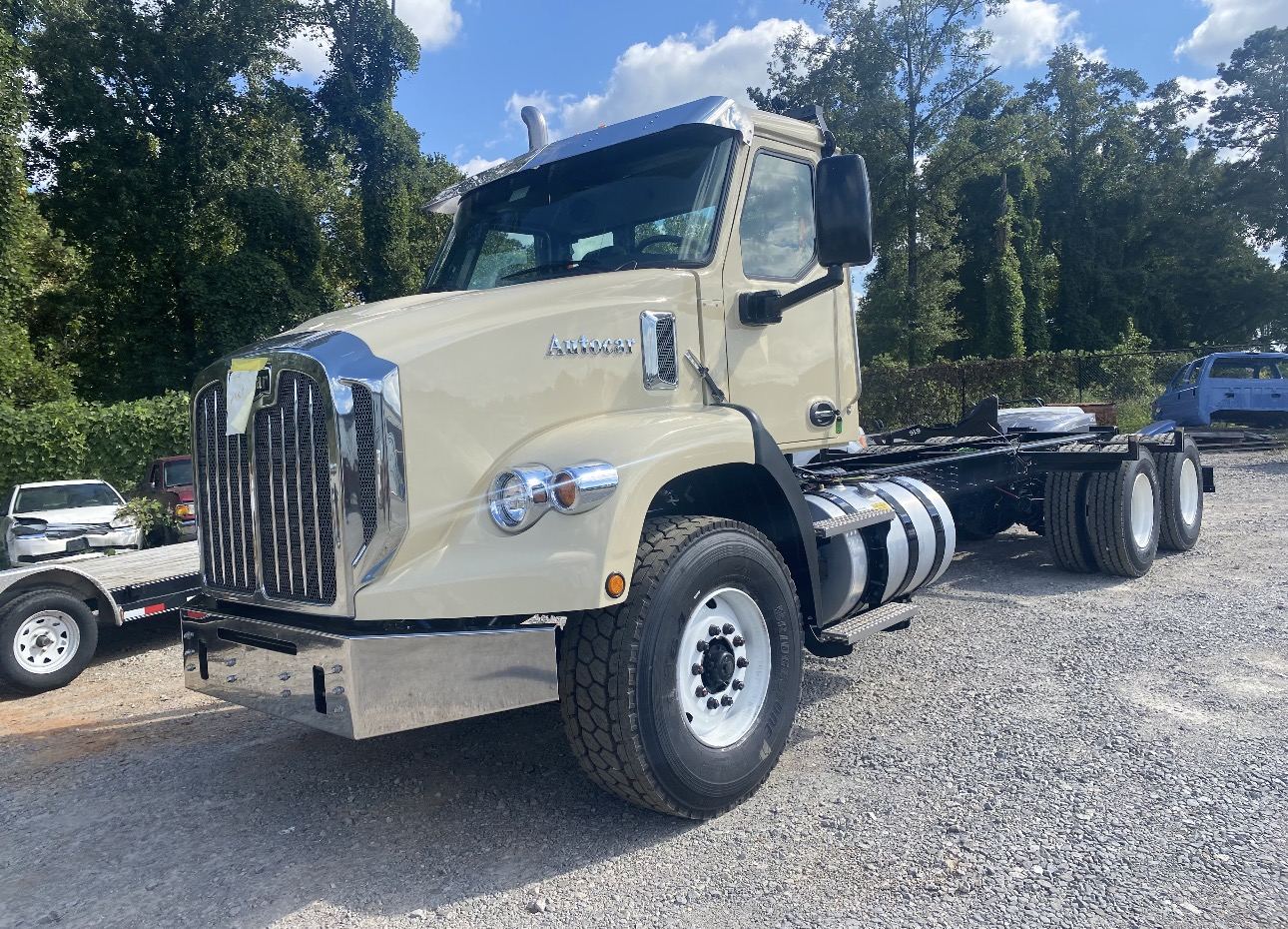 Desert tan cab and hood